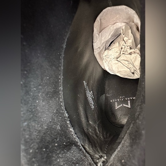 NWOT Marc Fisher Pointed Toe Leopard Calf Hair Fifily Booties - Size 7 - Picture 9 of 10